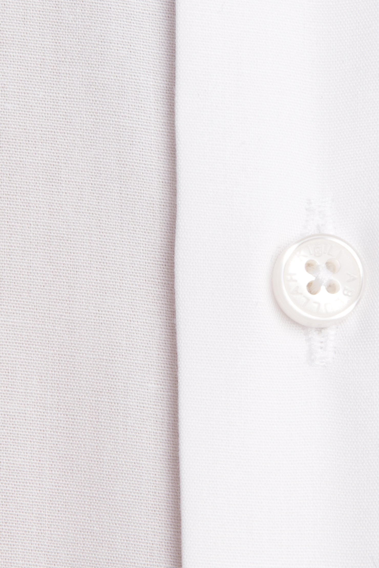 Beyaz Uzun Kol Easy Care Slim Fit Dar Kesim Pamuk Gömlek