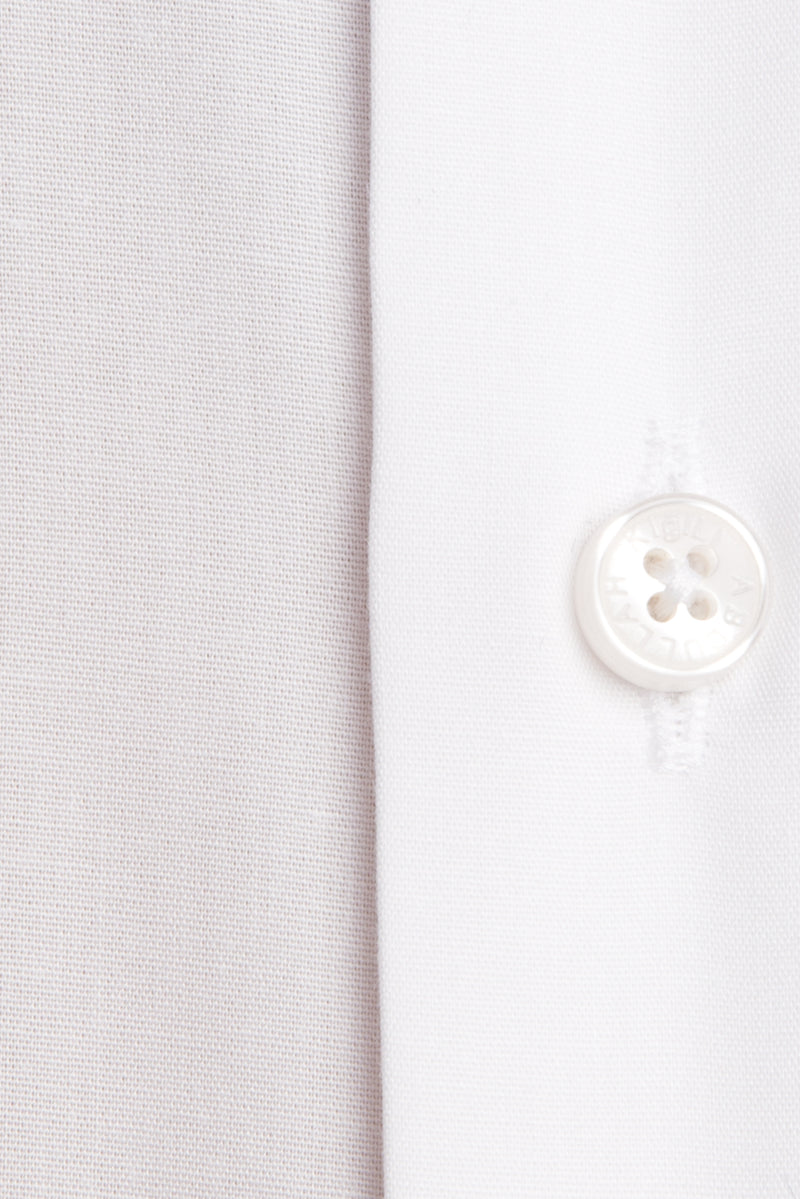 Beyaz Uzun Kol Easy Care Slim Fit Dar Kesim Pamuk Gömlek