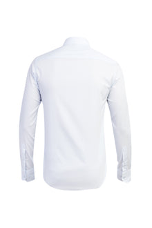 Açık Mavi Uzun Kol Easy Care Slim Fit Dar Kesim Pamuk Gömlek