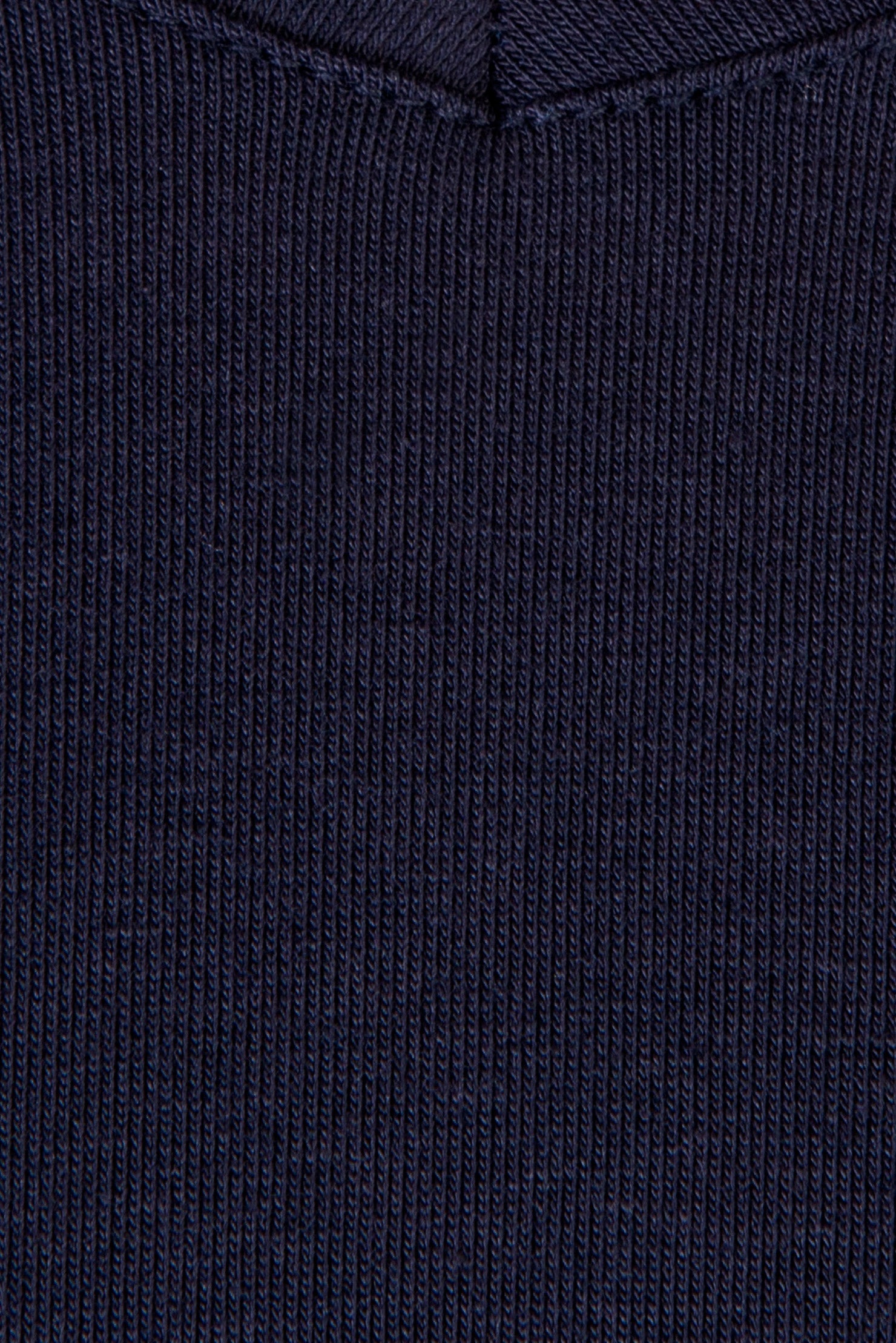 Lacivert V Yaka Regular Fit T-shirt
