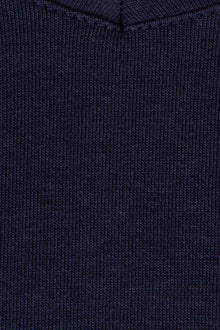 Lacivert V Yaka Regular Fit T-shirt