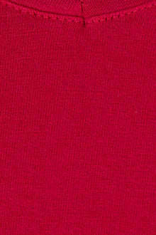 Kırmızı V Yaka Regular Fit T-shirt