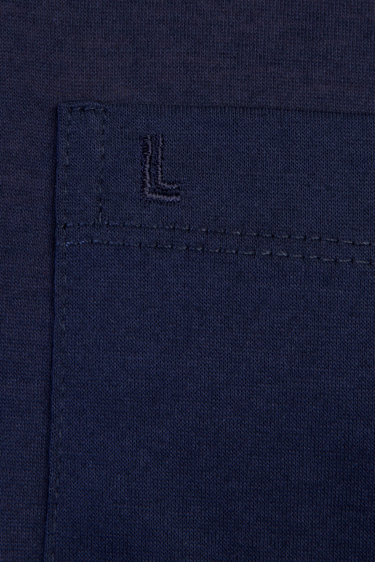 Lacivert Polo Yaka Süprem Regular Fit Pamuk T-shirt