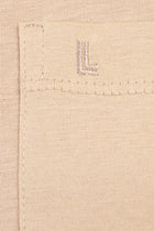 Bej Polo Yaka Süprem Regular Fit Pamuk T-shirt