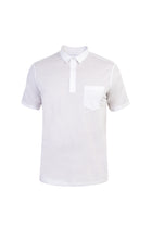 Beyaz Polo Yaka Süprem Regular Fit Pamuk T-shirt
