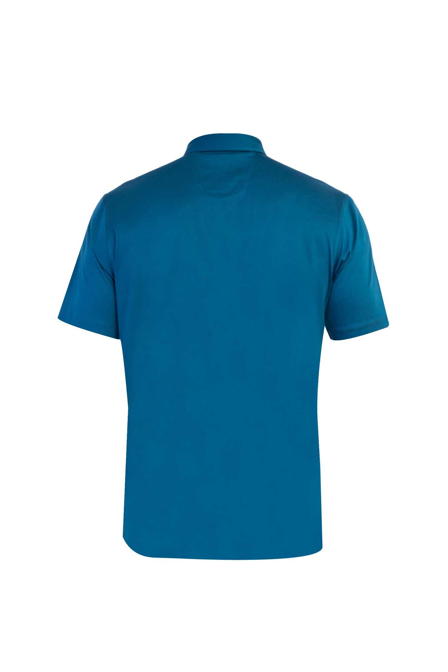 Petrol Polo Yaka Süprem Regular Fit Pamuk T-shirt