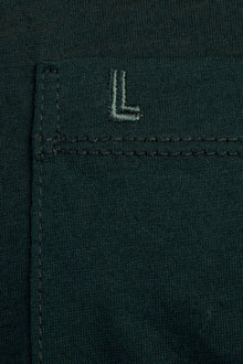 Koyu Yesil Polo Yaka Süprem Regular Fit Pamuk T-shirt