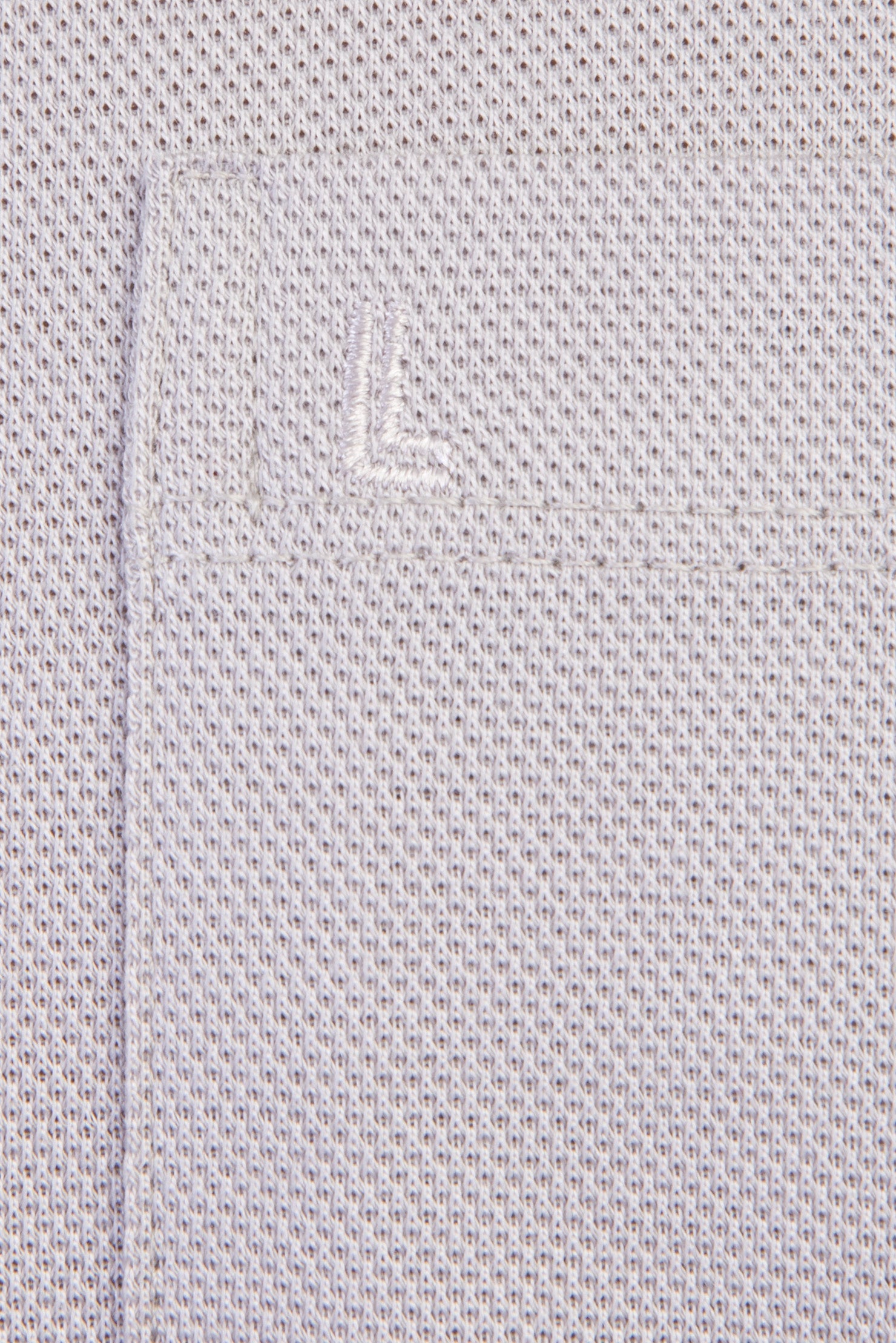 Açık Gri Polo Yaka Regular Fit Pamuk T-shirt