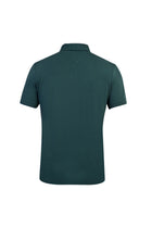 Koyu Yesil Polo Yaka Regular Fit Fermuarlı Pamuk T-shirt