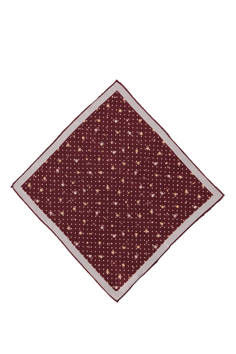 Bordo Desenli Mendil