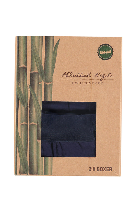 Lacivert Bambu Boxer