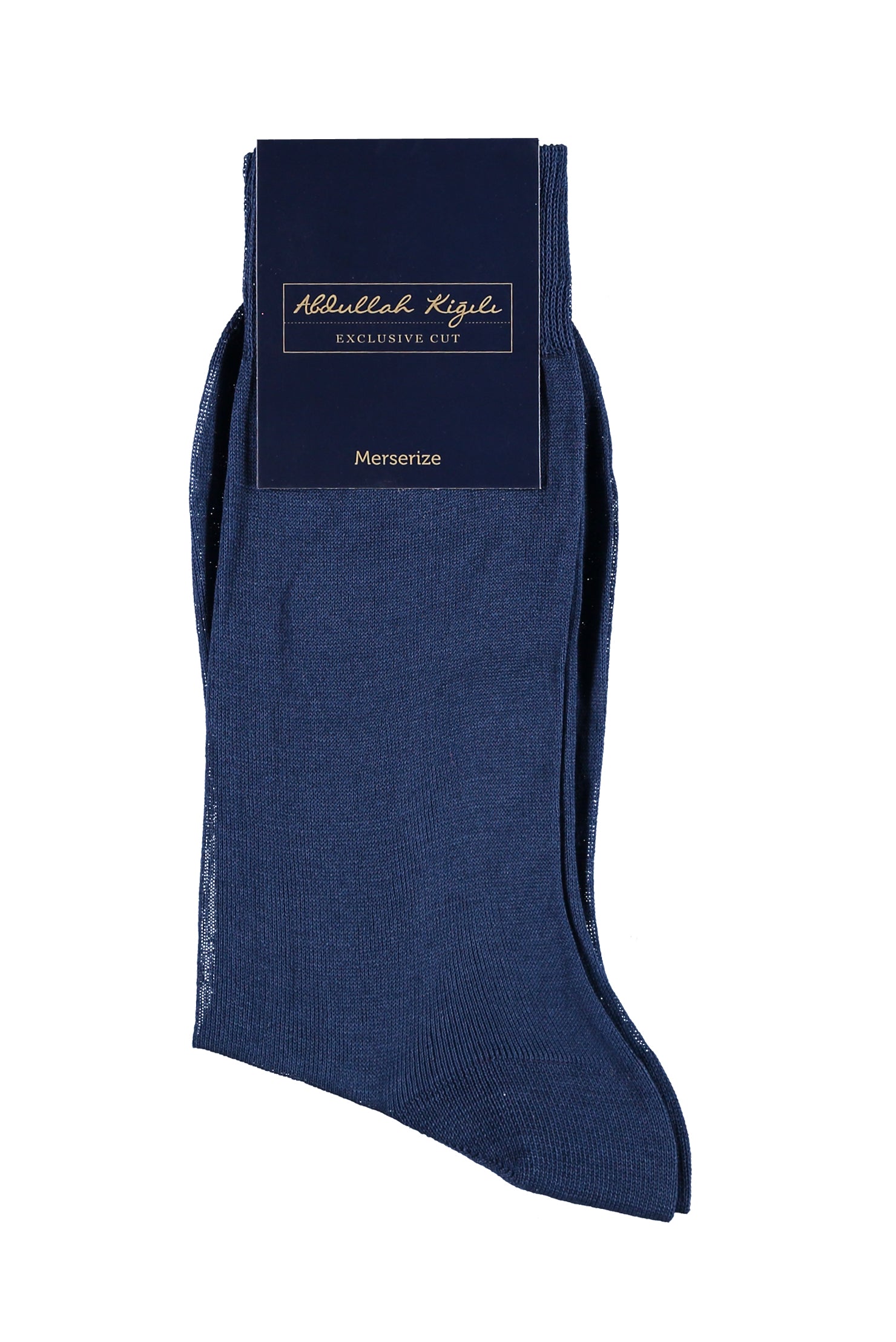 Mavi Merserize Çorap