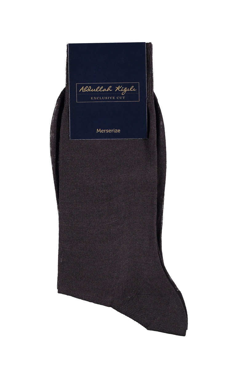 Kahve Merserize Çorap