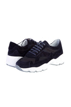 Lacivert Sneaker Deri Ayakkabı