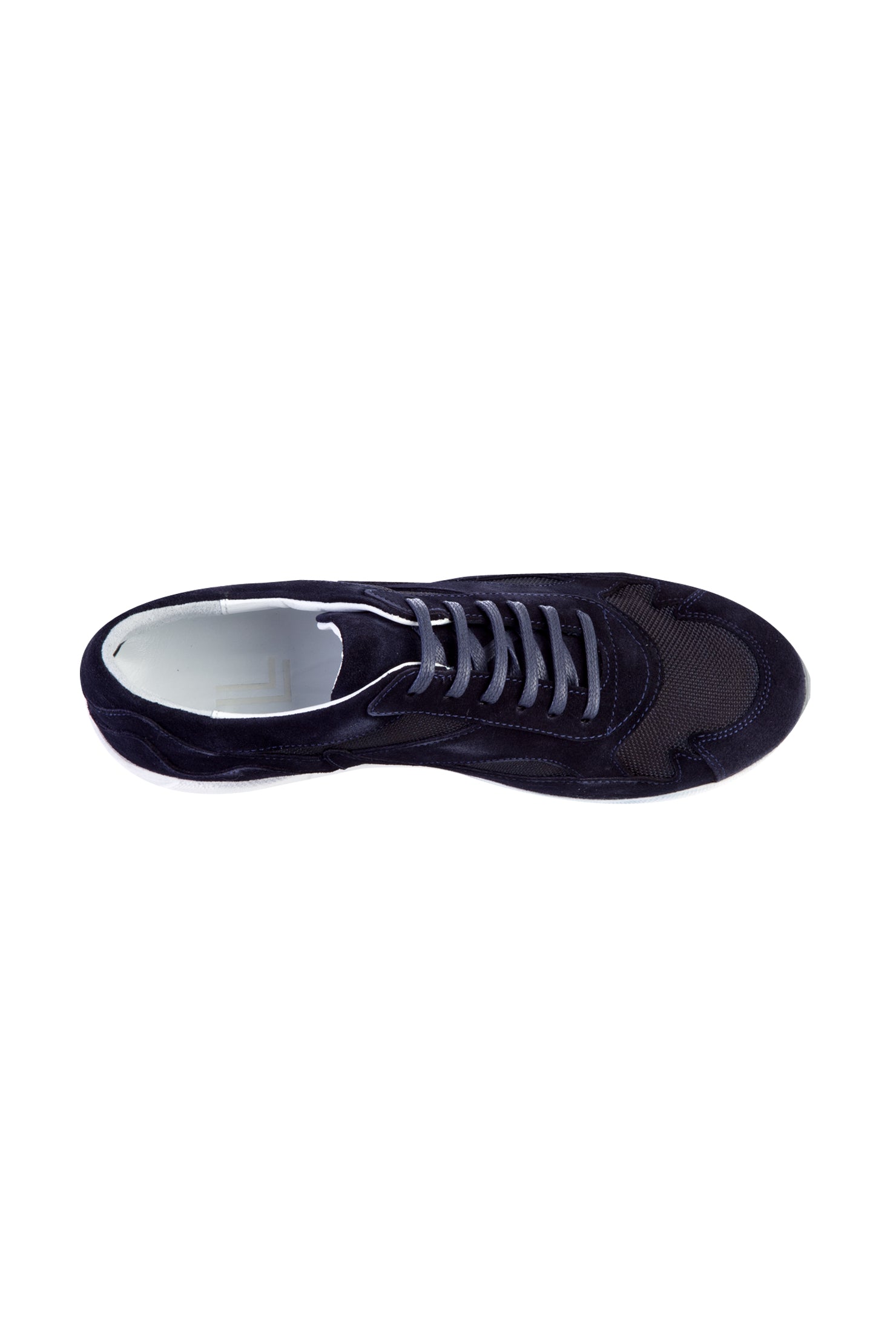 Lacivert Sneaker Deri Ayakkabı