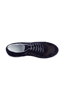 Lacivert Sneaker Deri Ayakkabı
