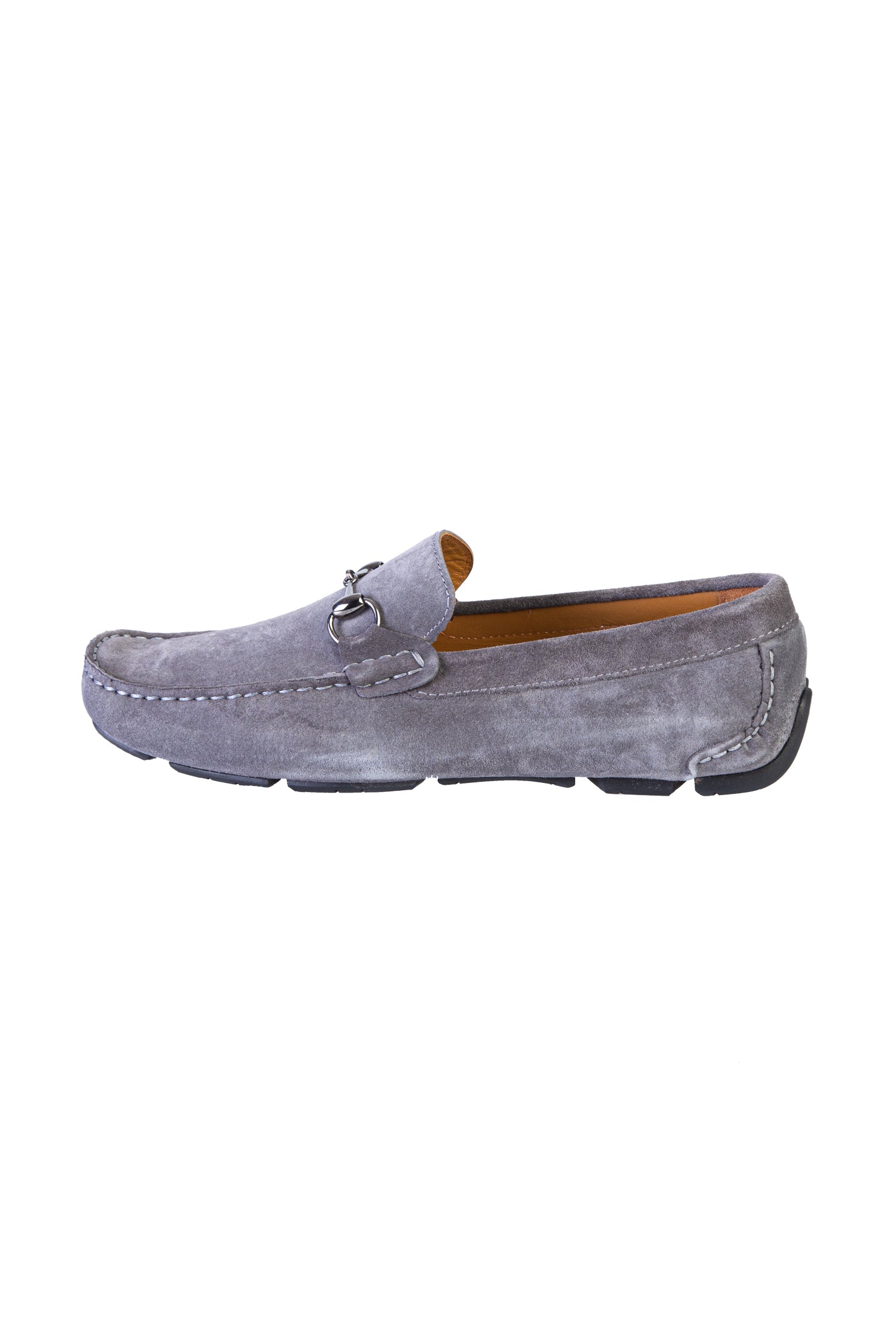 Orta Füme Süet Casual Loafer Deri Ayakkab?-Abdullah Ki??l?