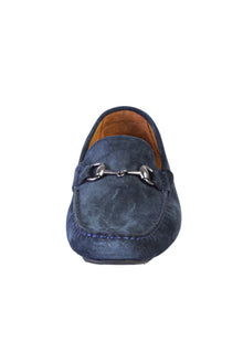 Lacivert Süet Casual Loafer Deri Ayakkab?-Abdullah Ki??l?