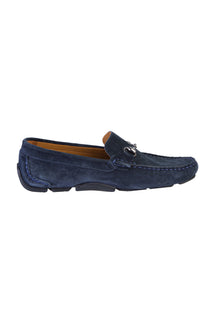 Lacivert Süet Casual Loafer Deri Ayakkab?-Abdullah Ki??l?
