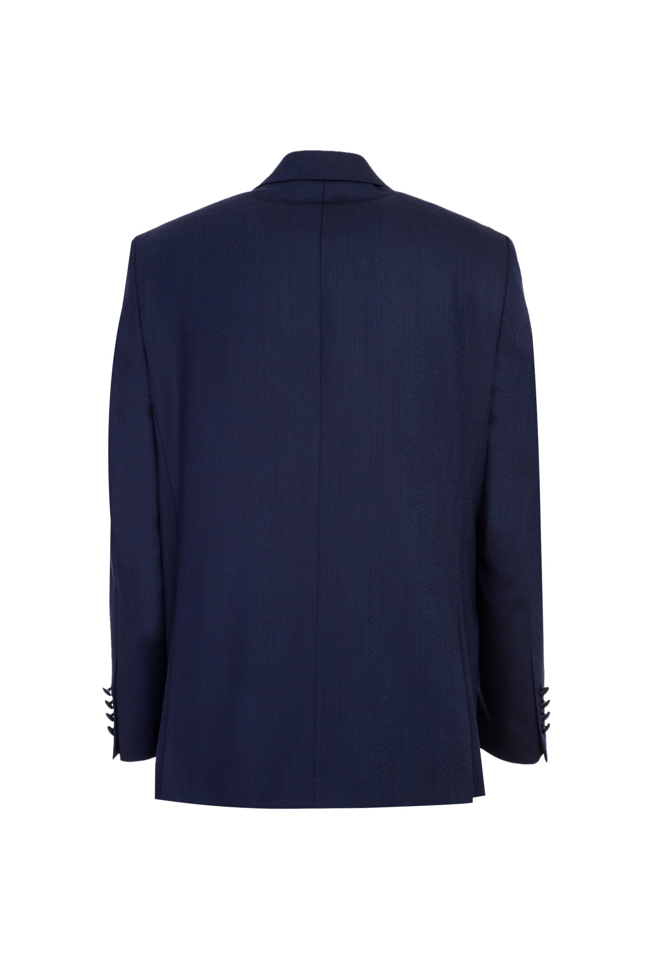 Mavi Mono Yaka Yün Smokin & Damatlık