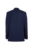 Mavi Mono Yaka Yün Smokin & Damatlık