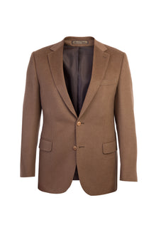 Kahve Kaşmir Klasik Ceket