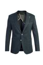 Koyu Yesil İtalyan Ekose Pamuk Ceket