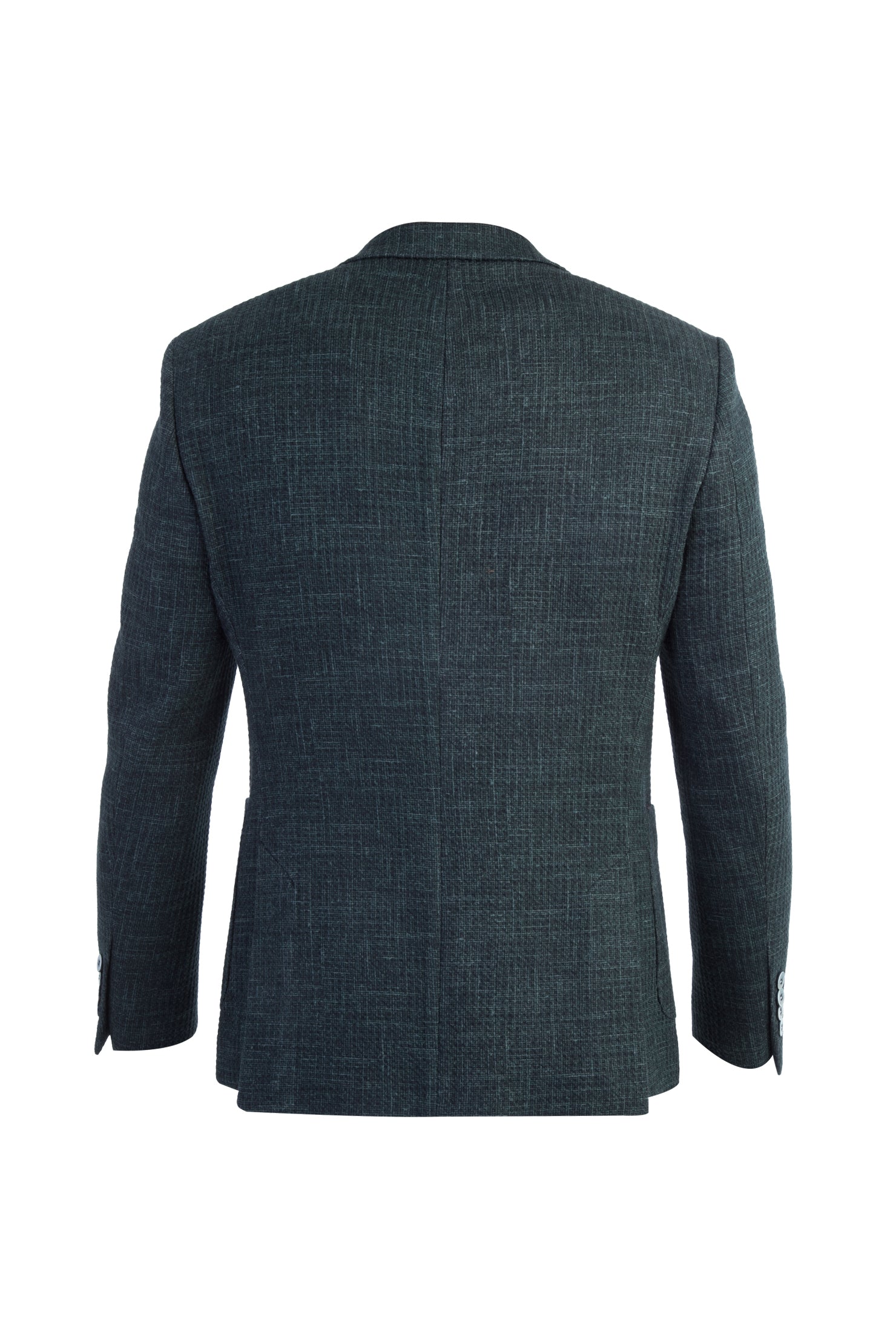 Koyu Yesil İtalyan Ekose Pamuk Ceket