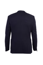 Lacivert 7 Drop Slim Fit Dar Kesim ?talyan Ekose Ceket-Abdullah Ki??l?