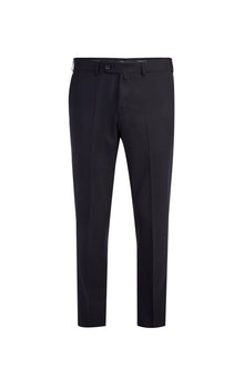 Siyah İtalyan Kaşmirli Flanel Kumaş Pantolon