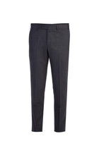 Füme Gri Regular Fit İtalyan Kaşmirli Flanel Kumaş Pantolon