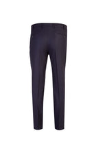 Lacivert 6 Drop Regular Fit Standart Kesim ?talyan Ka?mirli Flanel Kuma? Pantolon-Abdullah Ki??l?