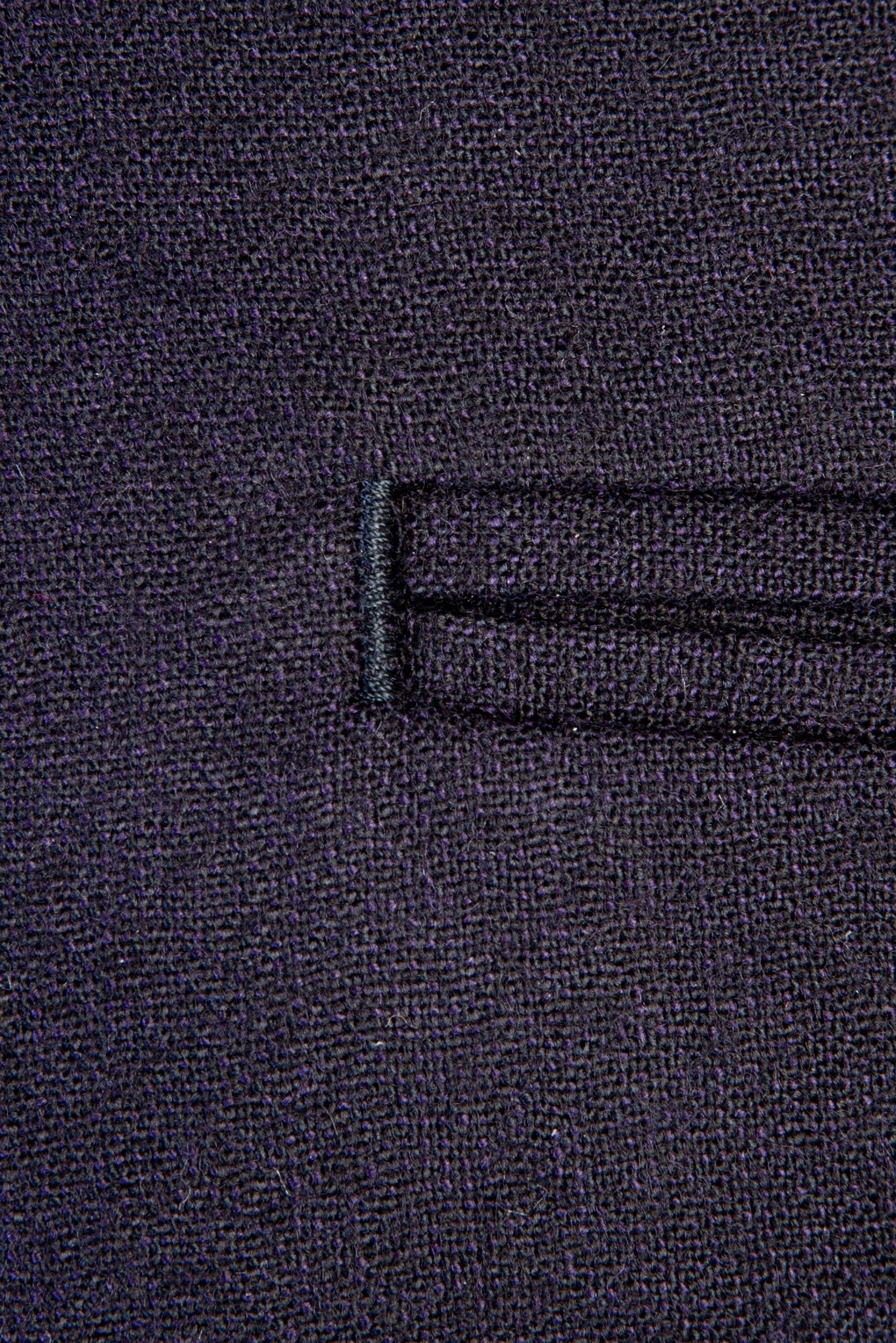 Lacivert Slim Fit Dar Kesim İtalyan Kaşmirli Flanel Kumaş Pantolon