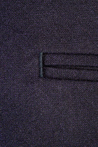 Lacivert 6 Drop Regular Fit Standart Kesim ?talyan Ka?mirli Flanel Kuma? Pantolon-Abdullah Ki??l?