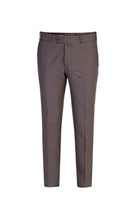 Kahve 7 Drop Slim Fit Dar Kesim ?talyan Ka?mirli Flanel Kuma? Pantolon-Abdullah Ki??l?