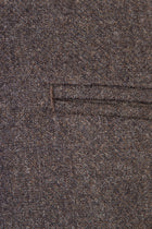 Kahve 7 Drop Slim Fit Dar Kesim ?talyan Ka?mirli Flanel Kuma? Pantolon-Abdullah Ki??l?