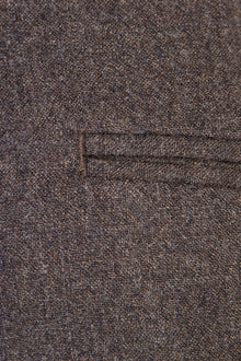 Kahve 7 Drop Slim Fit Dar Kesim ?talyan Ka?mirli Flanel Kuma? Pantolon-Abdullah Ki??l?