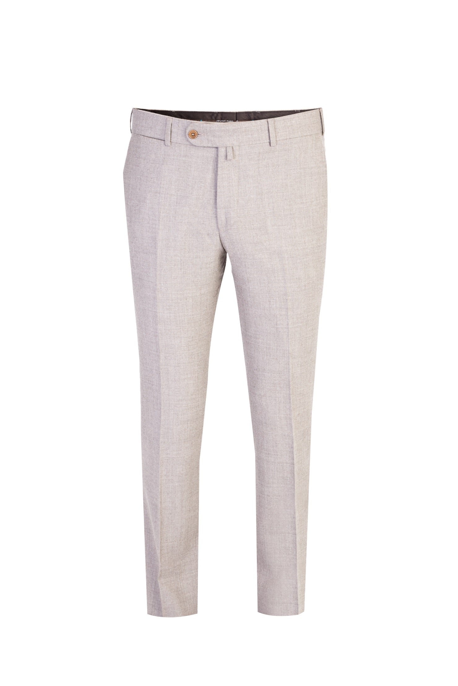 Kum 7 Drop Slim Fit Dar Kesim ?talyan Ka?mirli Flanel Kuma? Pantolon-Abdullah Ki??l?