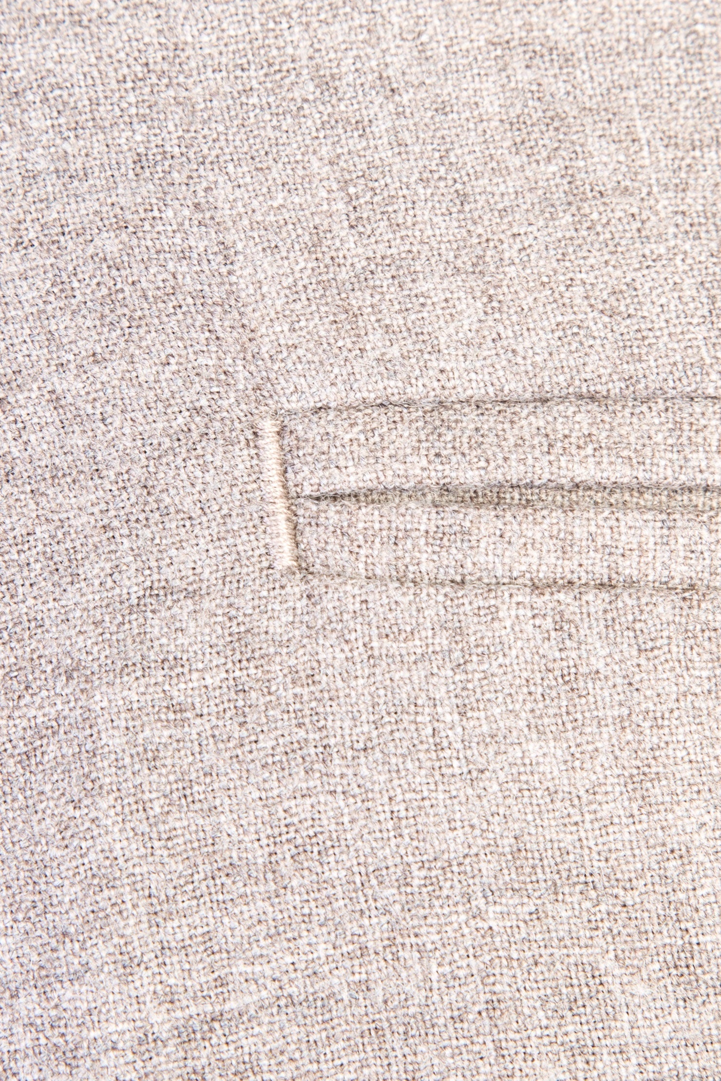 Kum Slim Fit Dar Kesim İtalyan Kaşmirli Flanel Kumaş Pantolon