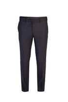 Antrasit Slim Fit Dar Kesim İtalyan Kaşmirli Flanel Kumaş Pantolon