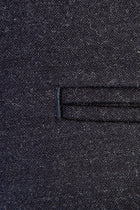 Antrasit Slim Fit Dar Kesim İtalyan Kaşmirli Flanel Kumaş Pantolon