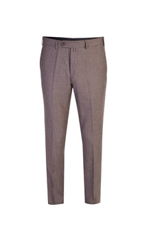Vizon 6 Drop Regular Fit Standart Kesim ?talyan Ka?mirli Flanel Kuma? Pantolon-Abdullah Ki??l?