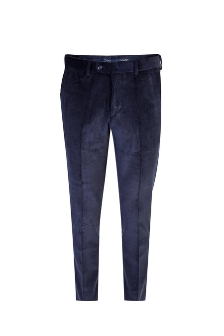 Lacivert İtalyan Likralı Kadife Pantolon