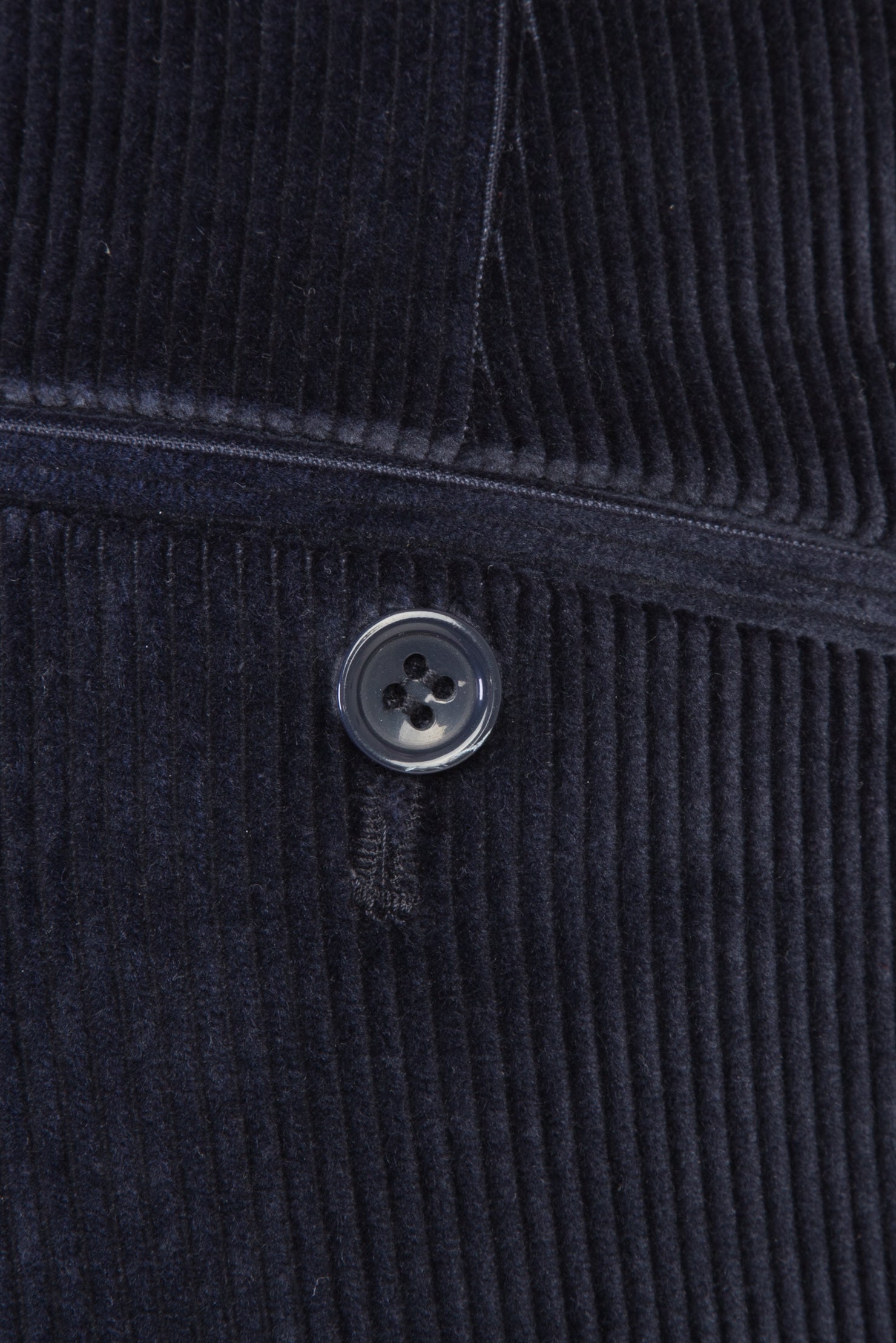 Lacivert İtalyan Likralı Kadife Pantolon