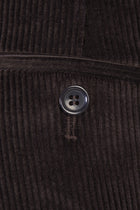 Koyu Kahve İtalyan Likralı Kadife Pantolon