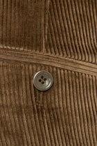 Yağ Yeşili-Olıv Relaxed Fit Rahat Kesim İtalyan Likralı Kadife Pantolon