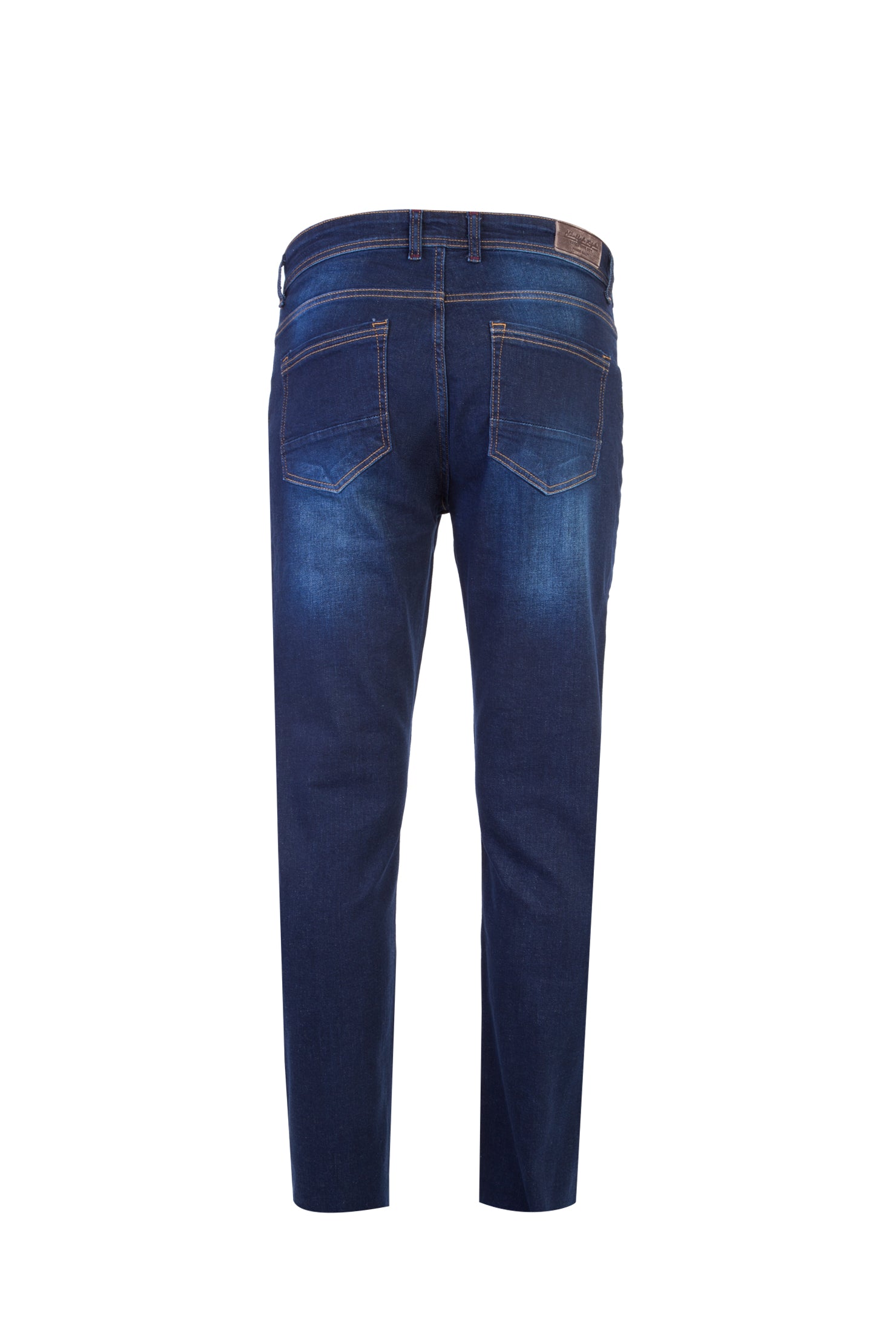 Lacivert Regular Fit Likralı Denim Pantolon