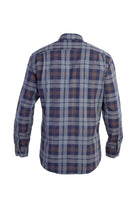 Orta Füme Uzun Kol Ekose Pamuk Gömlek