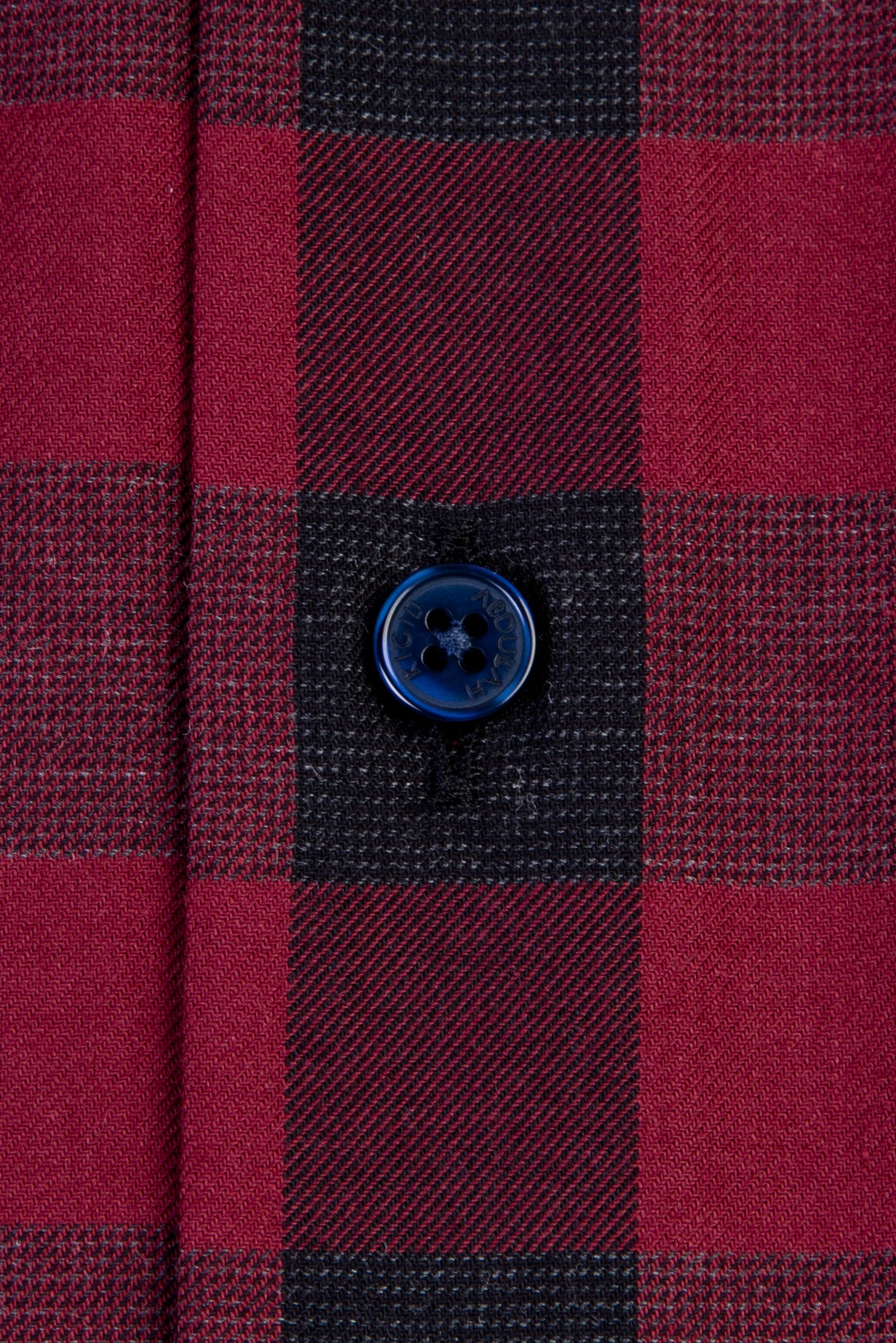 Bordo Uzun Kol Ekose Spor Pamuk Gömlek