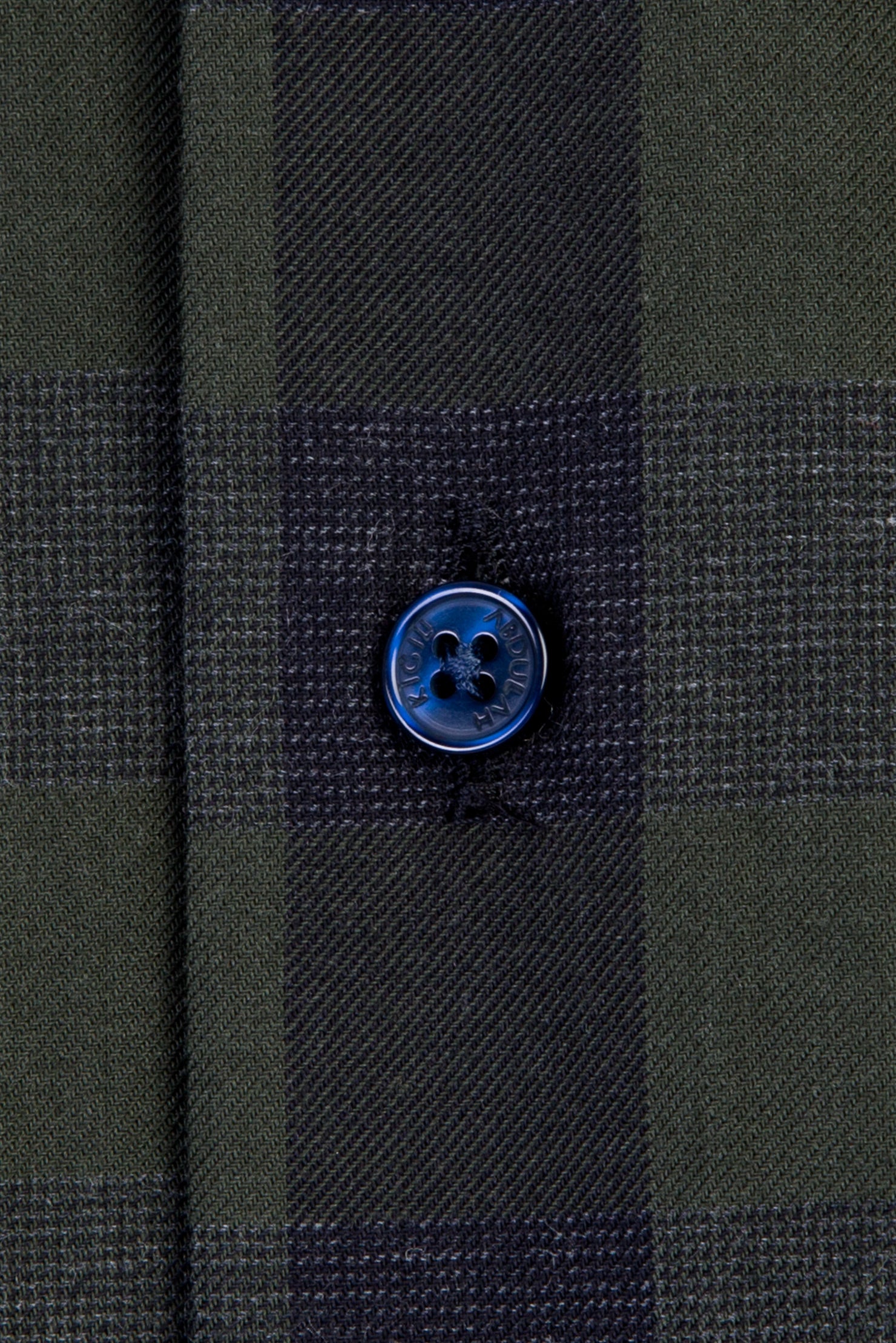 Koyu Yesil Uzun Kol Ekose Spor Pamuk Gömlek